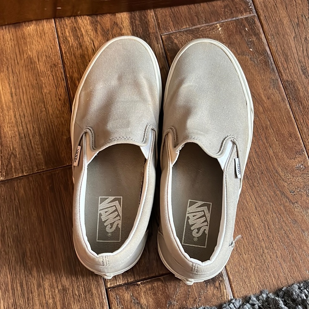 Gray Slip On Vans